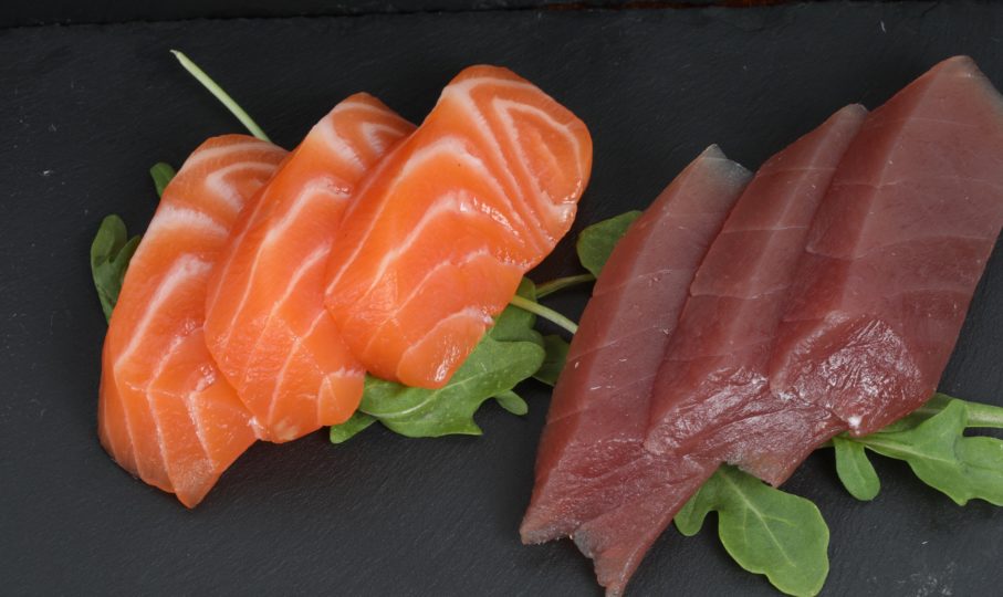 Sashimi mix thom saumon